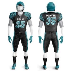 Conjuntos Deportivos para Hombre, Personalizados con Sublimación Digital, Bordados con Logos de Equipos de Fútbol Americano, Nueva Llegada, Transpirables, Cortos - Product Image 3