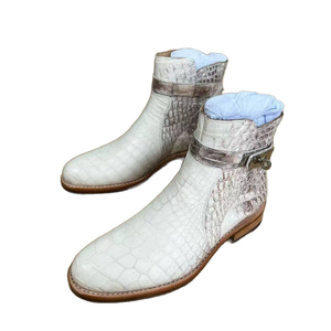 Winter Skin High Top Snow <b>Boot</b> Chelsea <b>Boots</b> Genuine Leather Ankle Bootie Men's Women's Couple Style Customization - Product Image 4