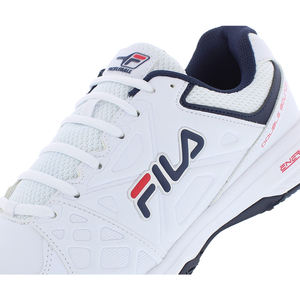 Chaussures Fila Double Bounce 3 pour hommes, couleur : blanc/bleu marine, 100% authentiques - Product Image 2