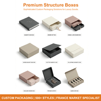 Coffret Cadeau de Parfum Orange de Luxe avec Ruban Argenté et Fermeture Magnétique, Logo Personnalisé, Dorure à Chaud, Coffret Rigide pour Parfum 100ml