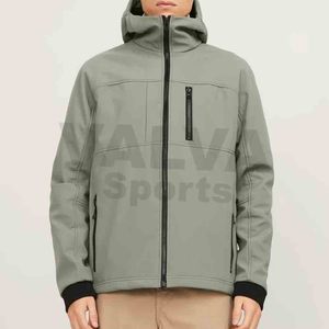 Chaquetas de Invierno Unisex de Tejido Softshell para Hombre, de Lona y Poliéster, Resistentes al Viento, con Capucha, Fabricadas por VALVA SPORTS - Product Image 5