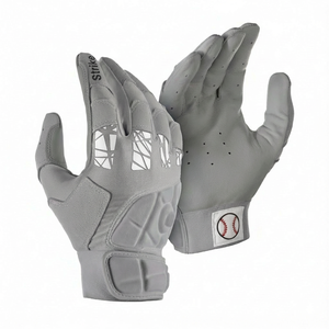 Gants de frappe de baseball personnalisés Elite Momentum à bas prix, paume synthétique spécialisée, design hexagonal agressif, gants de frappe de softball - Product Image 1
