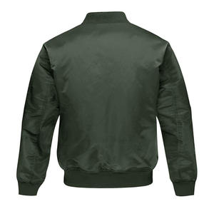 Chaquetas Bomber para Hombre, Estilo Nuevo 2026, Personalizadas, para Exteriores, de Alta Calidad, Resistentes al Viento, con Forro Naranja, Venta al Por Mayor - Product Image 2
