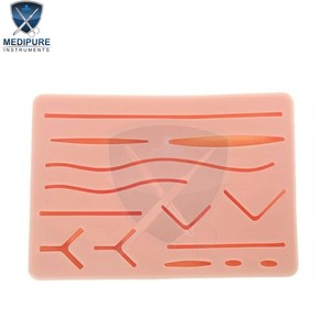 Modèle d'entraînement médical réutilisable en silicone de qualité supérieure pour la pratique et les compétences de suture, instruments chirurgicaux - Product Image 5