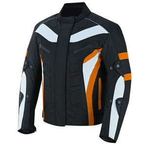 A prueba de viento transpirable poliéster/nailon chaqueta de carreras de motos impermeable equipo de trabajo personalizado para hombres montar en invierno - Product Image 4