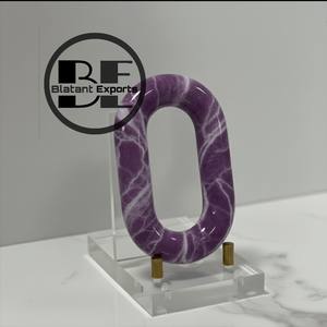 Colorful Marble Texture Resin Chain Links <b>Wall</b> Hanging Decor DIY Projects <b>for</b> Room Divider Angel Style Curtain Accessories BY BE - Product Image 3