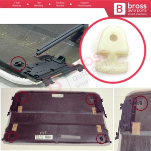 คลิปซ่อมแผงบังแดดหลังคาซันรูฟ BSR522 สำหรับ A6 S6 RS6 C6 4F 2004-2011 A4 B7 8E/8H 2004-2008 4F0877255B - Product Image 5