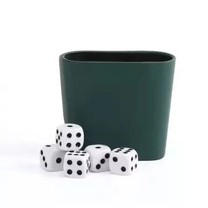 Gobelets à dés en cuir de haute qualité, écologiques, avec logo personnalisé OEM, couleur et taille sur mesure pour jeux de table - personnalisés et élégants - Product Image 3