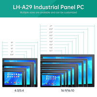 DC24V Caja de aluminio 10,4 pulgadas IP65 Android Pantalla táctil capacitiva de 10 puntos PC industrial Todo en una computadora Panel táctil PC