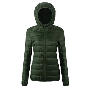 Gran oferta, chaquetas acolchadas de talla grande para mujer, chaquetas de moda de Color sólido para mujer con diseño personalizado, servicio OEM de impresión - Product Image 3