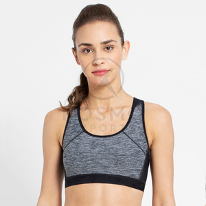 Sujetador deportivo de LICRA/poliéster transpirable de alta calidad para mujer, características de secado rápido antibolitas para Yoga Fitness, la mejor venta al por mayor - Product Image 1
