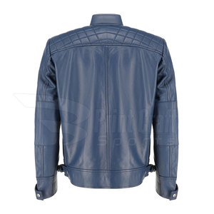 New Style Solid Color <b>Men</b> <b>Leather</b> <b>Jacket</b> Premium Quality Hot Selling <b>Men</b> <b>Leather</b> Winter <b>Jacket</b> - Product Image 2