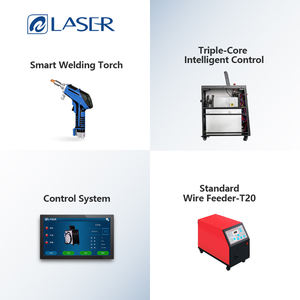 Сварочные машины, Лазерный сварочный резак, портативный оптический Волоконно-оптический мини с воздушным охлаждением, лазерный сварщик 3 в 1 для металла - Product Image 5