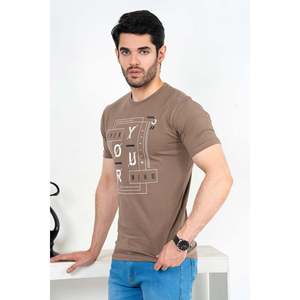 Cotton Crew Neck Men's Short Sleeve Fitness T-Shirt Loose Fit 300G Jersey Custom Logo OEM ODM Streetwear Wholesale - Product Image 2