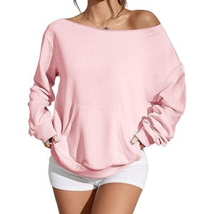 Sweat-shirt femme style vintage manches longues design épais chaud parfait pour les tenues streetwear tendance - Product Image 1