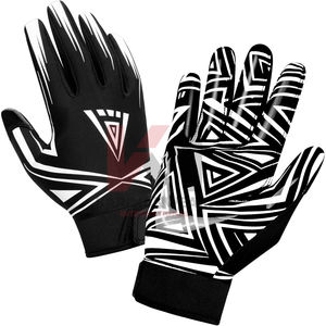 Guantes de Fútbol Americano 100% de Alta Calidad, Diseño de Logotipo Personalizado, Palma de Silicona Súper Adhesiva, Guantes Antideslizantes de Alto Rendimiento - Product Image 4