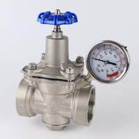 Nuevo producto Estructura de control de válvula reductora de presión de diafragma de acero inoxidable Dn15 para medios de agua