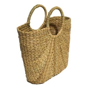 Canne grand plateau de service rond avec poignée différentes tailles pour la maison restaurant plage côté salon etc. canne personnalisée naturelle - Product Image 5