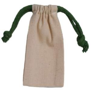 Custom Heavy-Duty 100% Organic Cotton Canvas <b>Drawstring</b> Bag Convenient Letter Pattern Reusable Pouch Rope for Gift Shopping - Product Image 6