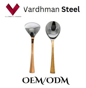 Wholesale Copper Steel Serving Spoon, Metal serving spoon, Alloy serving spoon, Stainless steel and copper spoon, serving spoon - Product Image 4
