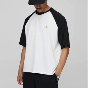 2025 surdimensionné hommes coton T-Shirt Premium couture qualité personnalisé Streetwear avec pour motif de broderie 100% 240GSM coton - Product Image 1