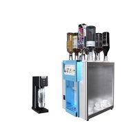 Machine à cocktails intelligente en acier inoxydable avec écran tactile, mélangeur automatique et robot barman pour les boissons au mojito et aux sodas
