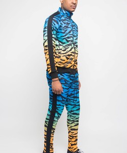 ชุดวอร์มฟุตบอลแบบ unisex ทรงปกติ ติดกระดุม คุณภาพสูง พิมพ์ลายนูน กันลม ระบายอากาศได้ดี ผลิตจากโพลีเอสเตอร์/คอตตอน - Product Image 3