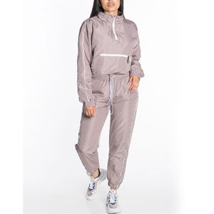 Ensemble survêtement coupe-vent imperméable avec logo personnalisé, veste et pantalon coupe-vent respirant - Product Image 2