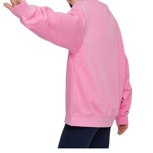 Vêtements pour femmes Automne et hiver Femme décontractée Couleur unie Sweat-shirt à fente Manches longues Hauts Sweat-shirt à capuche pour femmes Vente en gros - Product Image 2