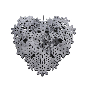 Ornements de Noël suspendus en forme d'étoile rouge de haute qualité pour la décoration de la maison, des mariages et des arbres de Noël - Product Image 5