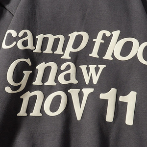 Sudadera con Capucha y Cremallera Completa, Estilo Urbano, 100% Algodón, Impresión Puff, Fabricantes, Logotipo Personalizado, Sudadera con Capucha Extra Grande con Impresión Puff - Product Image 6