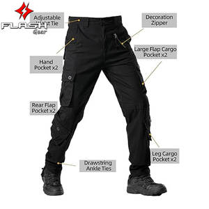 Pantalones tácticos de senderismo para hombre, pantalones Cargo tácticos duraderos, pantalones ligeros de trabajo para aventuras al aire libre, senderismo, Camping - Product Image 6