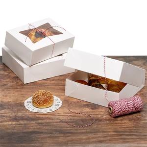 อุปกรณ์เบเกอรี่เชิงพาณิชย์ กล่องเค้กและเบเกอรี่แบบมีหน้าต่าง - Product Image 1