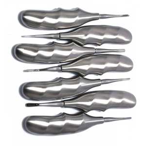 Elevador de raíces para profesionales dentales Instrumento de extracción de dientes de acero inoxidable con mango ergonómico - Product Image 2