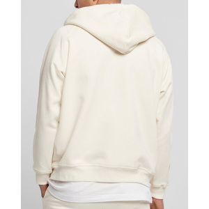 Sweat à capuche à fermeture éclair surdimensionné classique à la mode pour hommes à manches longues 100% coton doux avec broderie de Logo personnalisée - Product Image 2