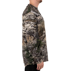 Camisetas de Jersey de Algodón Sólido para Hombre con Estampado Personalizado, Camisetas de Manga Corta Transpirables de Secado Rápido para Hombre, Camisetas de Camuflaje para Senderismo y Caza - Product Image 2