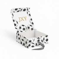Boîtes cadeaux personnalisées de luxe haut de gamme pliables en papier avec estampage et gaufrage pour l'emballage, impression avec laminage mat