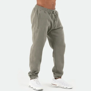 Men <b>Fleece</b> Jogger Sweatpants Elastic Waist Drawstring Casual <b>Trousers</b> for Gym Running Outdoor - Product Image 1