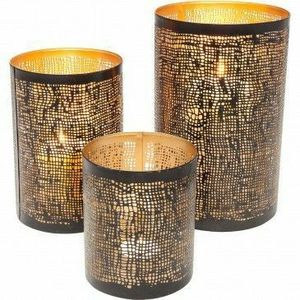 Soporte votivo floral artesanal cortado con láser con acabado liso y forma elegante, perfecto para regalos reflexivos para el hogar - Product Image 4