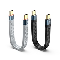 Kabel Data USB Type-C Warna Abu-abu Harga Terjangkau, Selubung TPE, Konduktor Tembaga Murni, Pengisian Cepat untuk Kamera dan Ponsel