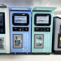 Máquina Expendedora de Agua Purificada de Cinco Galones con Sistema de Ósmosis Inversa, Totalmente Automática, Autoservicio, Operada con Monedas