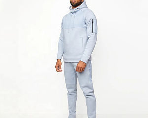 Prix de gros Ensemble de survêtement pour homme personnalisé 2 pièces, coupe-vent, short et veste à capuche, fermeture éclair, nylon, streetwear - Product Image 6