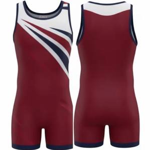 Singlet de Lucha Libre Sublimado Premium para Niños, Uniforme de Lucha Libre para Niños - Product Image 2