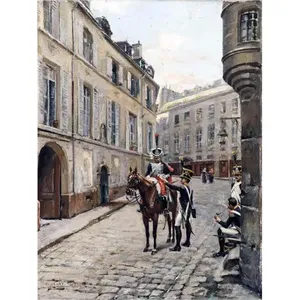 General francés caballo H. Lesur cocina Backsplash azulejo de cerámica Mural para pisos al aire libre supermercado uso habitación acentuar - Product Image 1