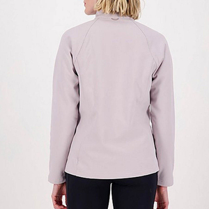 แจ็กเก็ตกันน้ำกันลมของผู้หญิงเสื้อแจ็คเก็ตผ้านุ่มทำจากโพลีเอสเตอร์ออกแบบโลโก้ได้ตามท้องถนน - Product Image 2