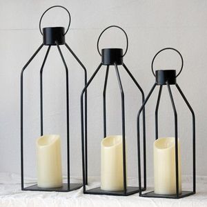 Candélabre en métal doré à plusieurs bras, porte-bougie conique, centre de table de mariage de luxe, ornement de table décoratif, support en fer forgé - Product Image 2