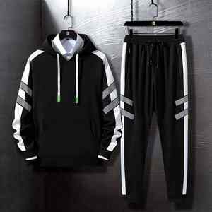 OEM personnalisé hommes grande taille survêtement d'hiver respirant 100% coton/polyester tissu meilleure vente au prix d'usine - Product Image 3