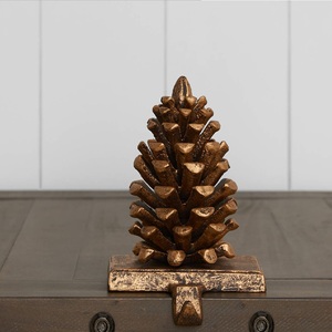 Vente en gros unique crochet fleur rouge bas en métal porte-cintre vintage en aluminium décorations de noël bas en métal indien bon marché - Product Image 5