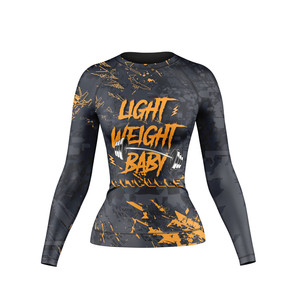 Camiseta de compresión de manga larga personalizada para mujer, camiseta de yoga atlética ajustada para correr y hacer ejercicio en el gimnasio - Product Image 4