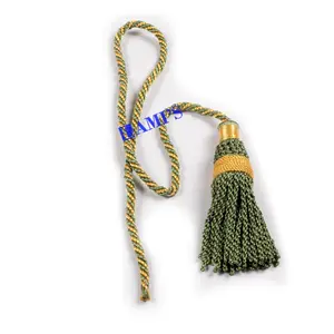 OEM Tassel Vente en gros Rayonne cordon et pompon pour affichage Prix de gros Glands à vendre